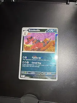 Krookodile 059/086 Poke Ball Pattern Reverse Holo Black Bolt Pokemon Near Mint - Image 1