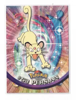 Persian #53 Non-Foil Topps Red Logo Pokemon TV Animation Edition - Image 1