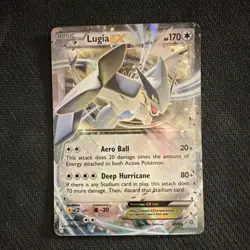Pokemon Lugia EX 68/98 XY Ancient Origins Ultra Rare Full Art Holo Basic 2015 - Image 1