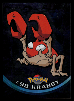 LP - Pokemon Topps Krabby #98 TV Animation Edition Smooth Foil - Image 1