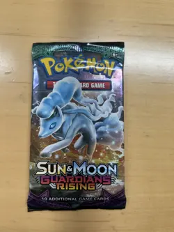Pokemon~Sealed Booster Pack~SM Guardians Rising 2017~Ninetales artwork - Image 1