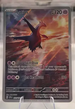 Latios 203/191 SV08: Surging Sparks Pokemon TCG Illustration Rare NM - Image 1