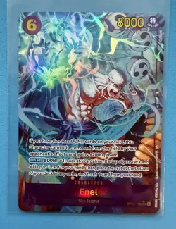 One Piece Card Game Enel OP15-118 Secret Rare Alternate Art English Edition - Image 1