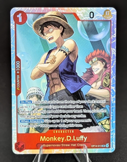 One Piece Monkey.D.Luffy - OP14-013 (SR) - The Azure Sea's Seven (OP14) - Image 1