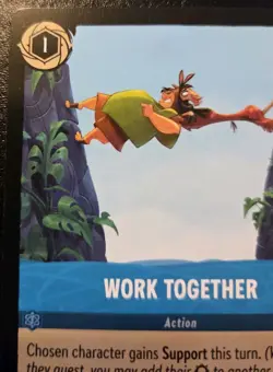 Work Together 165/204 Common The First Chapter Disney Lorcana TCG - Image 2