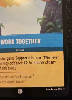 Work Together 165/204 Common The First Chapter Disney Lorcana TCG - Image 5