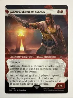 Alexios, Deimos of Kosmos #134 Uncommon Showcase MTG 2024 UB: Assassin's Creed - Image 1