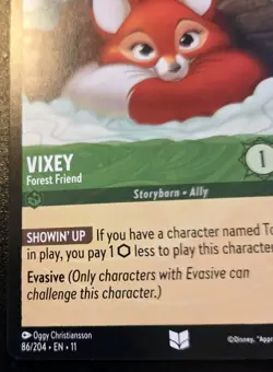 Vixey - Forest Friend 86/204 Uncommon Winterspell Disney Lorcana TCG - Image 4