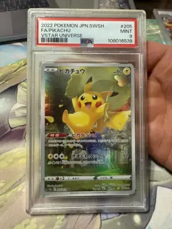 PSA 9 Pikachu AR VSTAR Universe S12a 205/172 Pokemon Card - Image 1