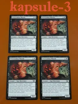 4x Overzealous Muscle | Outlaws of Thunder Junction | MTG Magic Cards - Image 1