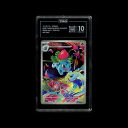 2025 Pokemon Card Mega Brave Japanese 065/063 Ivysaur Art Rare TAG 10 Gem Mint - Image 1