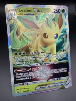 Leafeon VSTAR 014/159 Crown Zenith Holo Pokemon Card Near Mint￼ - Image 1