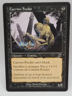 MTG Carrion Feeder Scourge LP Zombie Sacrifice Creature EDH Magic Card - Image 1