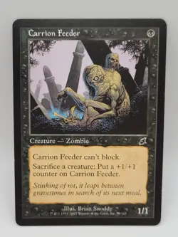 MTG Carrion Feeder Scourge LP Zombie Sacrifice Creature EDH Magic Card - Image 1