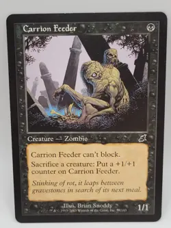 MTG Carrion Feeder Scourge LP Zombie Sacrifice Creature EDH Magic Card - Image 1