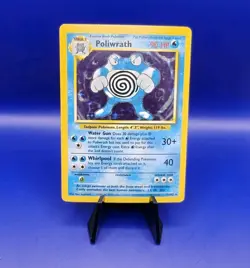 Poliwrath 13/102 Base Set Holo Rare Pokemon Card 1999 WOTC TCG Vintage Pokemon - Image 1