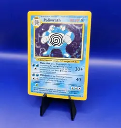 Poliwrath 13/102 Base Set Holo Rare Pokemon Card 1999 WOTC TCG Vintage Pokemon - Image 2