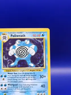 Poliwrath 13/102 Base Set Holo Rare Pokemon Card 1999 WOTC TCG Vintage Pokemon - Image 5