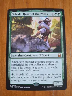 Selvala, Heart of the Wilds M3C 246 Mythic Modern Horizons 3 Commander NM MTG - Image 1