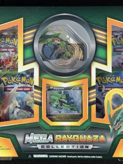 Pokemon Mega Rayquaza Collection Box English Promo Card & Figure ~ MINTY BOX🫧 - Image 4