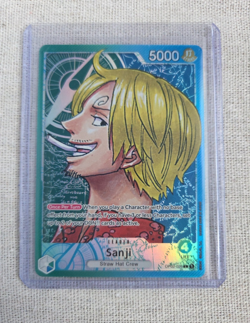 Bandai Sanji Leader Foil OP02-026 Paramount War 5000 One Piece CCG Card - Image 1