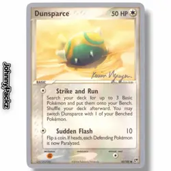 Dunsparce 60/100 - 2004 World Championship Promo Kevin Nguyen - Pokemon Card NM - Image 1
