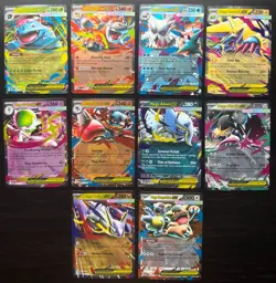 Mega Evolution Complete NM Set of 10 EX Double Rare Holos (10 Cards) - Image 1
