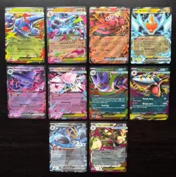 Phantasmal Flames Complete NM Set of EX Double Rare Holos (10 Cards) - Image 1