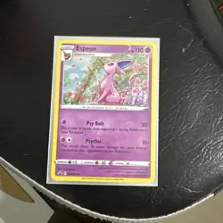 Espeon SWSH174 SWSH: Sword & Shield Promo Cards Black Star Holo Near Mint NM - Image 1