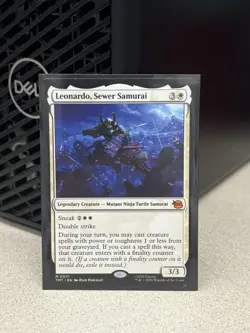 1 x Leonardo, Sewer Samurai - Teenage Mutant Ninja Turtles - NM-Mint - MTG - Image 1