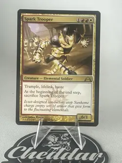 SPARK TROOPER Magic the Gathering MTG NM/M Gatecrash GTC elemental soldier - Image 1