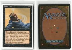 Drain Life 16 Fourth Edition Magic: The Gathering Common Lightly Played - Image 3