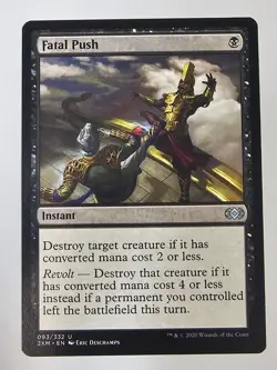 Mtg - Fatal Push - Double Masters (2XM) - Uncommon - #93 - NM - Image 1