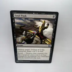 Fatal Push 57 Uncommon Aether Revolt Magic: The Gathering Lightly Played - Image 1