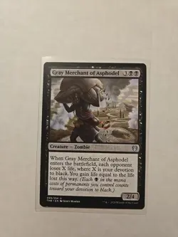 Gray Merchant of Asphodel - Theros Beyond Death - LP - Uncommon - Creature - Image 1