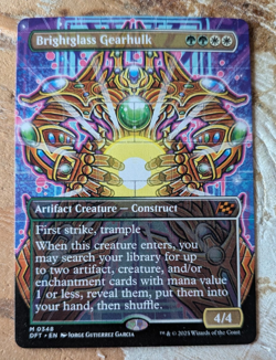 MTG Brightglass Gearhulk - Aetherdrift NM Borderless - Image 1