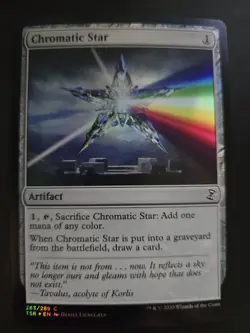 Chromatic Star NM FOIL Time Spiral: Remastered MTG FREE SHIPPING - Image 1