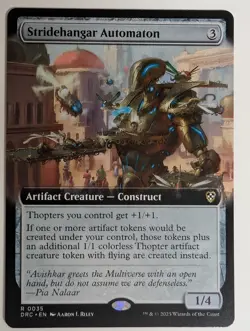 MTG - Stridehangar Automaton - DRC - R - Ext Art - 35 - Image 1