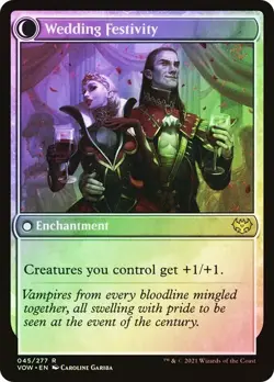 Wedding Announcement - FOIL - Innistrad: Crimson Vow - Magic The Gathering - MTG - Image 2