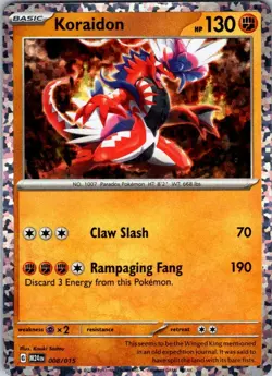 Koraidon 008/015 Holo Promo McDonald's Promos 2024 Pokemon Holo Near Mint - Image 1