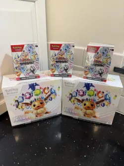 Pokemon Prismatic Evolutions 2x ETB & 3x Booster Box Lot SEALED READY TO SHIP! - Image 1