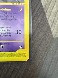 Pokemon Hypno 16/147 Non Holo Regular Aquapolis 2003 Pokemon Card - Image 4