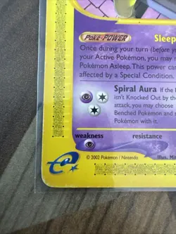 Pokemon Hypno 16/147 Non Holo Regular Aquapolis 2003 Pokemon Card - Image 5