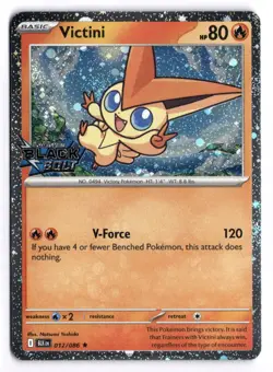 Pokemon Victini (Black Bolt Stamped) 012/086 Holo - Image 1