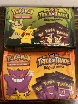 Pokemon TCG Trick or Trade BOOster Bundle Set of 2 (2022 and 2023) Sealed - Image 1
