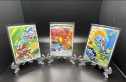 Kanto Starter Set Pokemon First Partner Illustration Collection Series 1 Promos - Image 1
