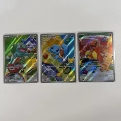 Pokemon TCG First Partner Illustration Collection Series 1 Kanto GEN 1 Starters - Image 1