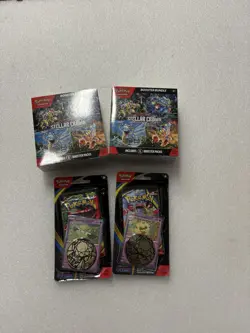 Pokemon TCG Scarlet & Violet Stellar Crown Booster Bundle Lot NEW Factory Sealed - Image 1