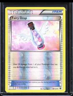 Pokemon TCG Fairy Drop 99/124 Fates Collide Reverse Holo B-0001 - Image 1