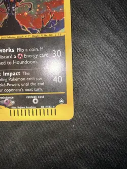 Pokemon TCG Houndoom Aquapolis H11/H32 MP - Image 5